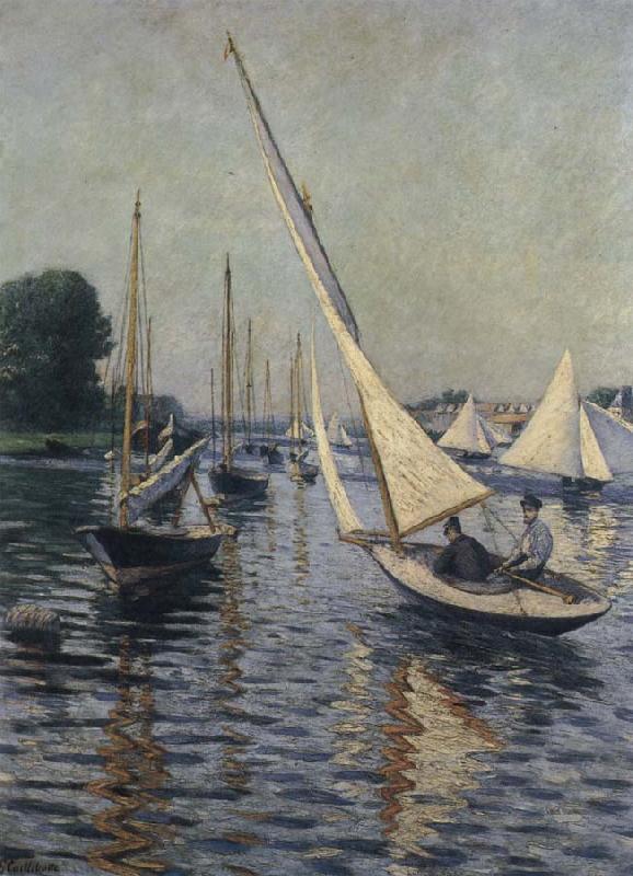 Gustave Caillebotte Sailboat China oil painting art